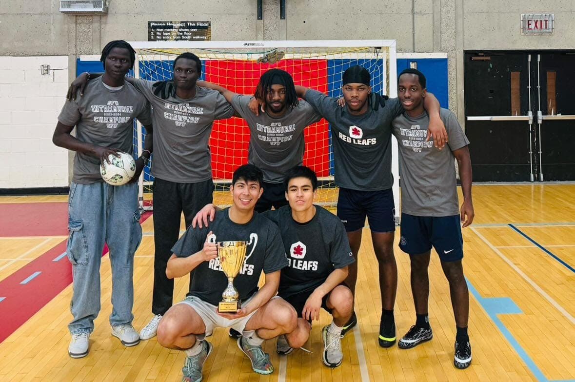 Maxime and his team, Futsal champions